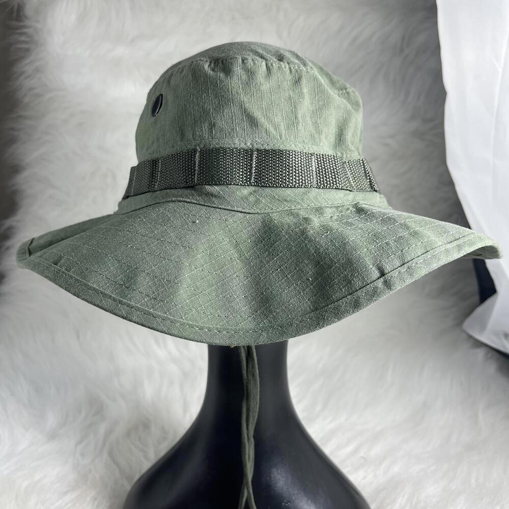 US VIETNAM ERA OD JUNGLE BOONIE HAT green